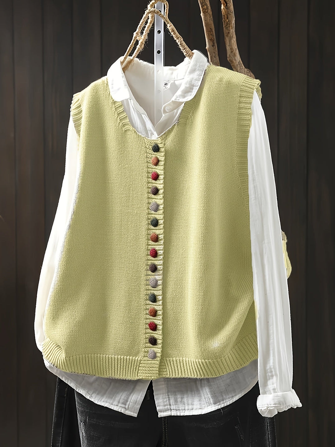 Thyra | Sleeveless Knitted Vest