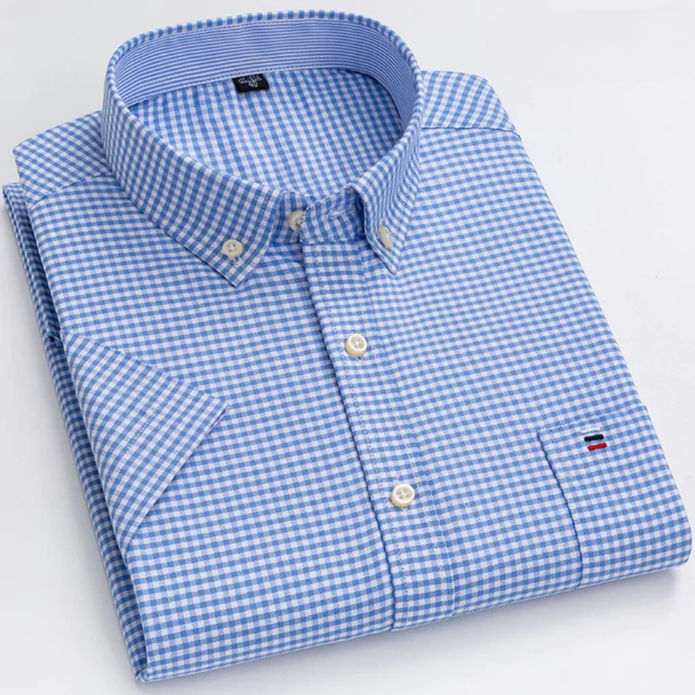 Gideon | Classic Cotton Shirt With Pattern