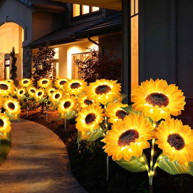 GlowBloom |  Solar LED Sunflower Lights