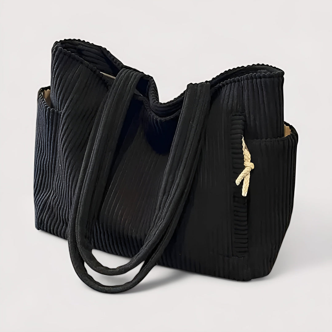 Siena | Textured Ribbed Shopper Bag