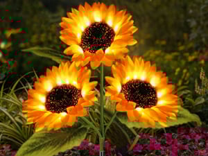GlowBloom |  Solar LED Sunflower Lights
