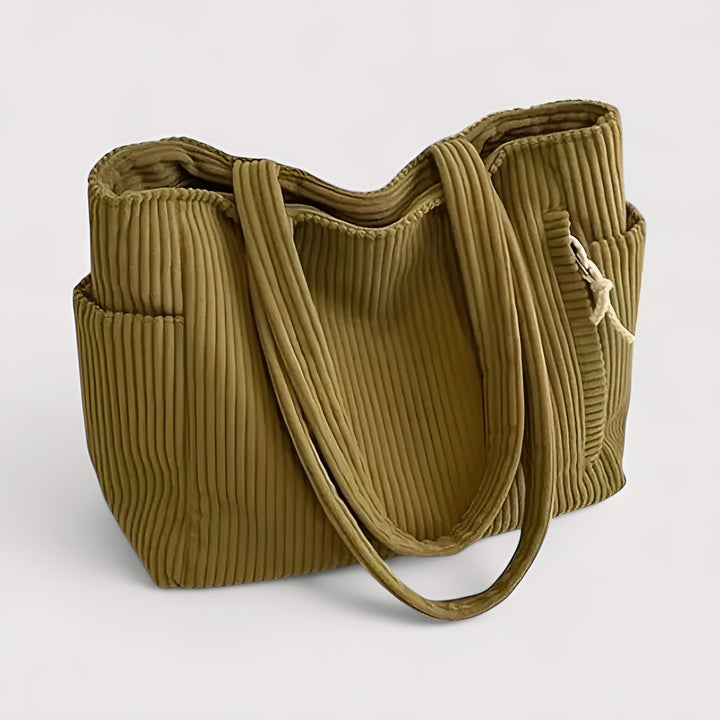 Siena | Textured Ribbed Shopper Bag