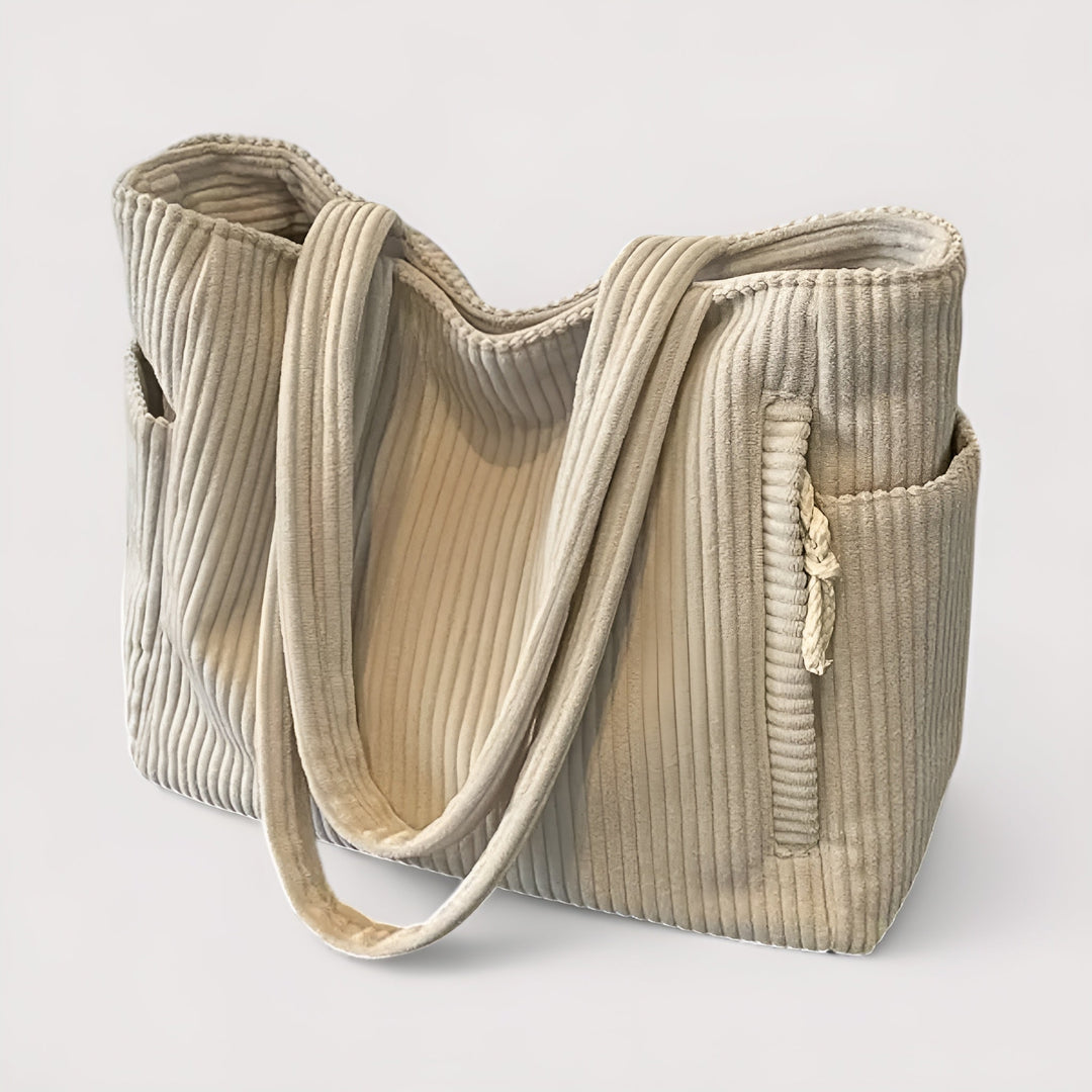 Siena | Textured Ribbed Shopper Bag
