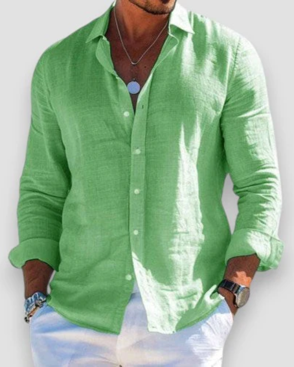 Duncan | Casual Linen Shirt