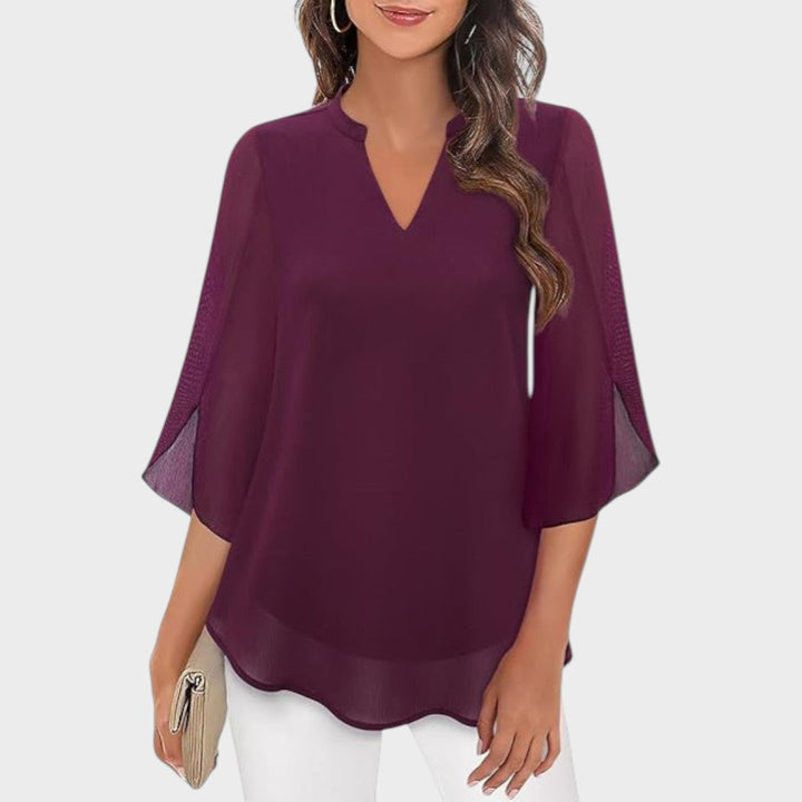 Eliza | Dress With V Neck For Women