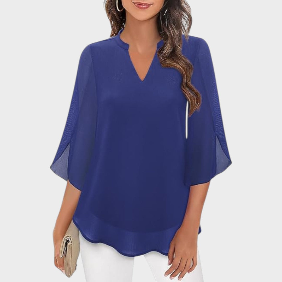 Eliza | Dress With V Neck For Women