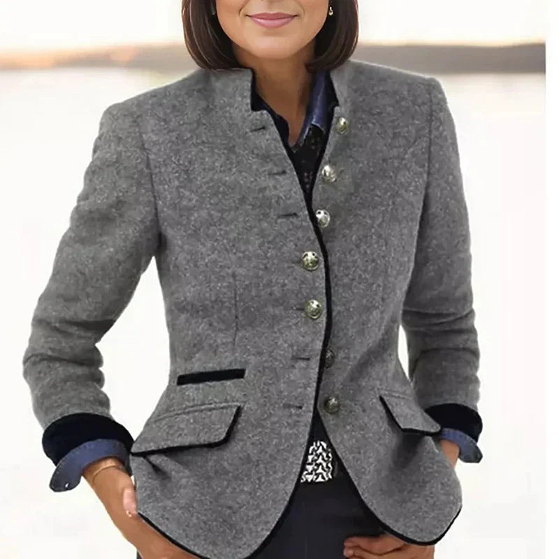 Zivara | Elegant Short Jacket with Pockets