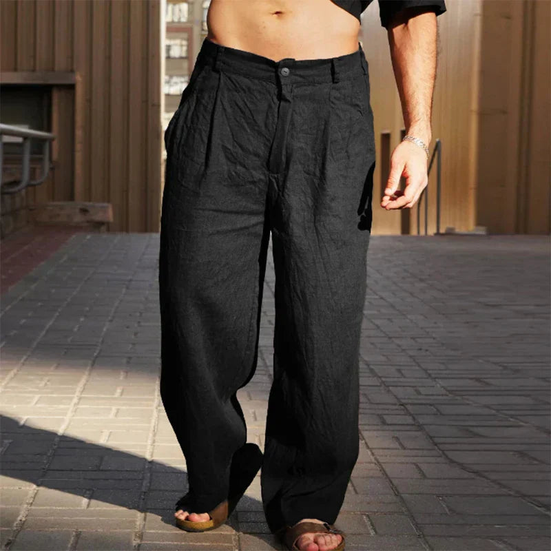 Dexter | Wide-Leg Linen Pants