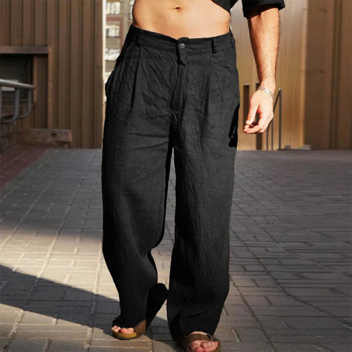 Dexter | Wide-Leg Linen Pants