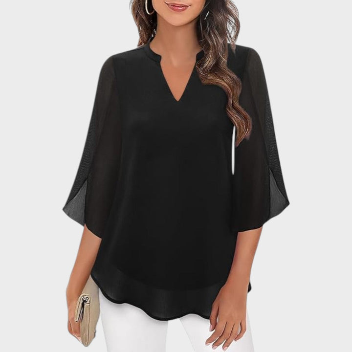 Eliza | Dress With V Neck For Women