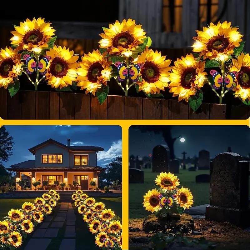 GlowBloom |  Solar LED Sunflower Lights