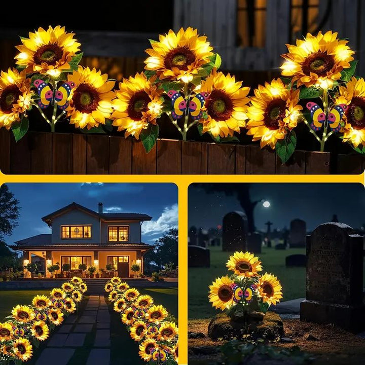 GlowBloom |  Solar LED Sunflower Lights