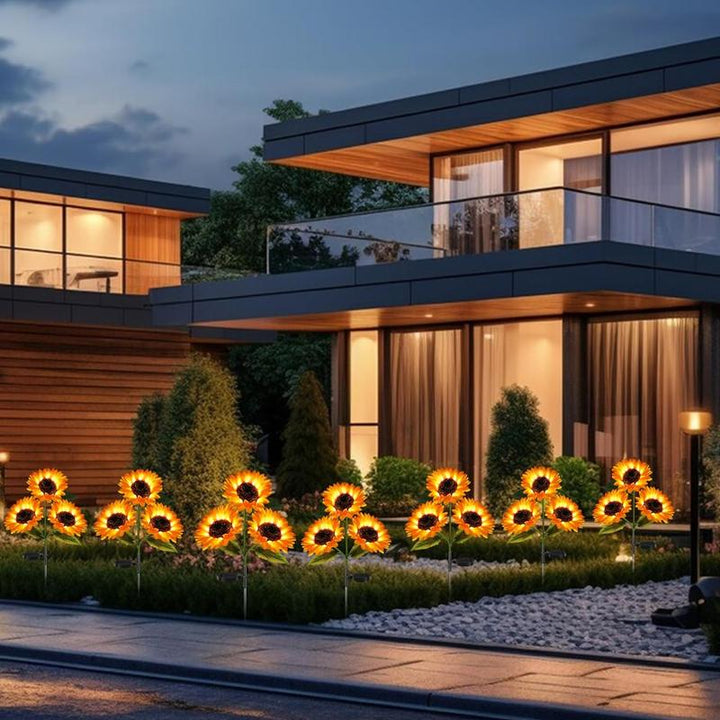GlowBloom |  Solar LED Sunflower Lights