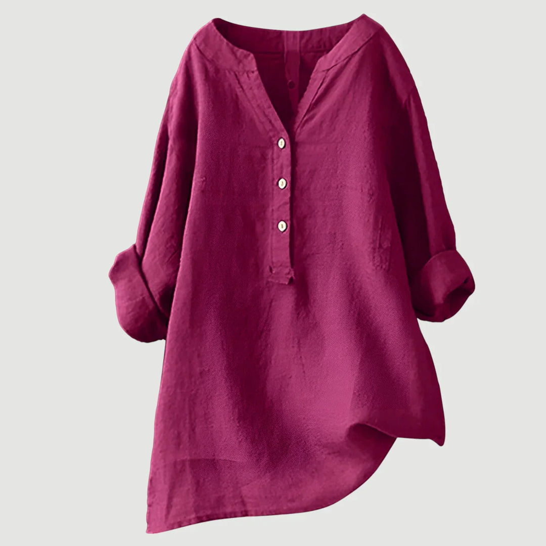 Lilou | Lightweight and Comfortable Button-Down Shirt