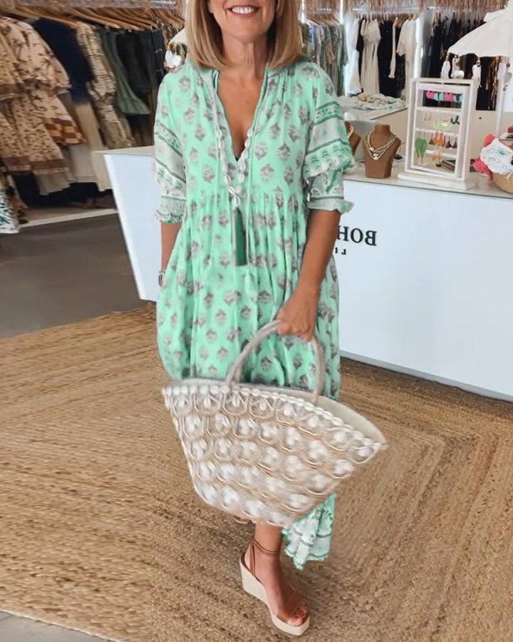 Clarisa | Bright Summertime Dress
