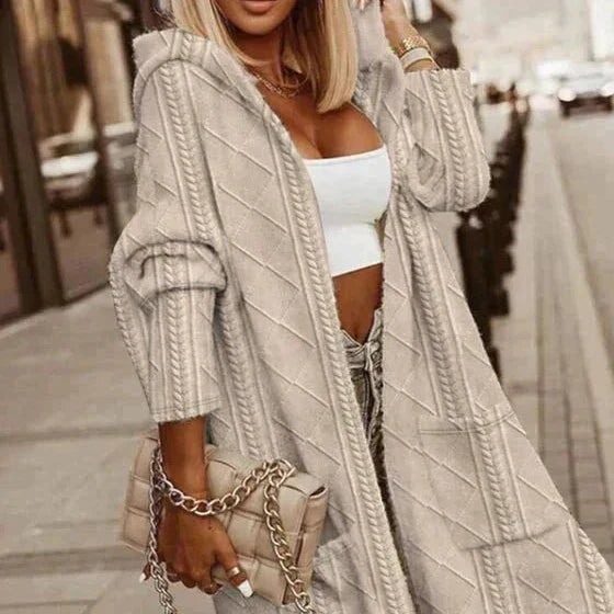 Fayra | Extended Length Hooded Cardigan