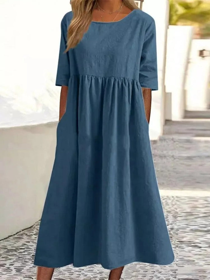 Esra | Women's Figure-Hugging Light Dress