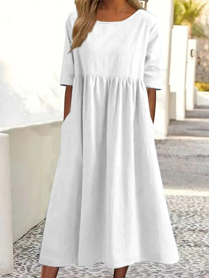 Esra | Women's Figure-Hugging Light Dress