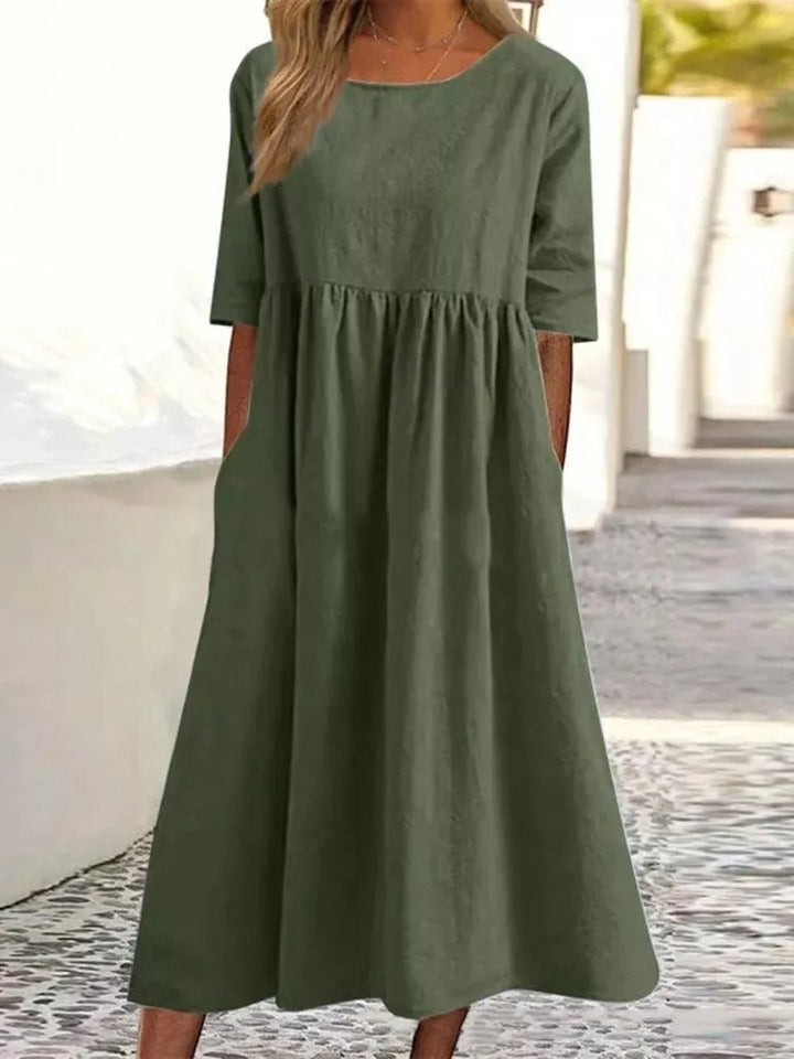 Esra | Women's Figure-Hugging Light Dress